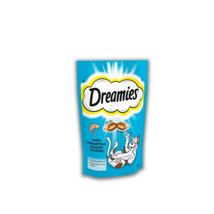 Dreamies Mix With Scruptious Salmon Flavour 60gm