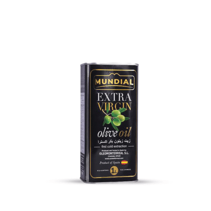 Mundial Extra Virgin Olive Oil Tin 1 Ltr