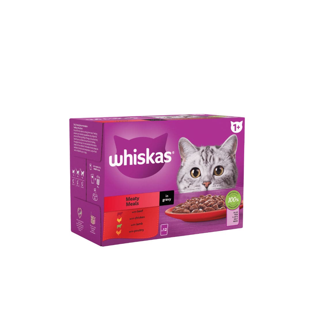 Whiskas Cat Food Meaty Meals In Gravy Whiskas Cat Food Meaty Meals In Gravy