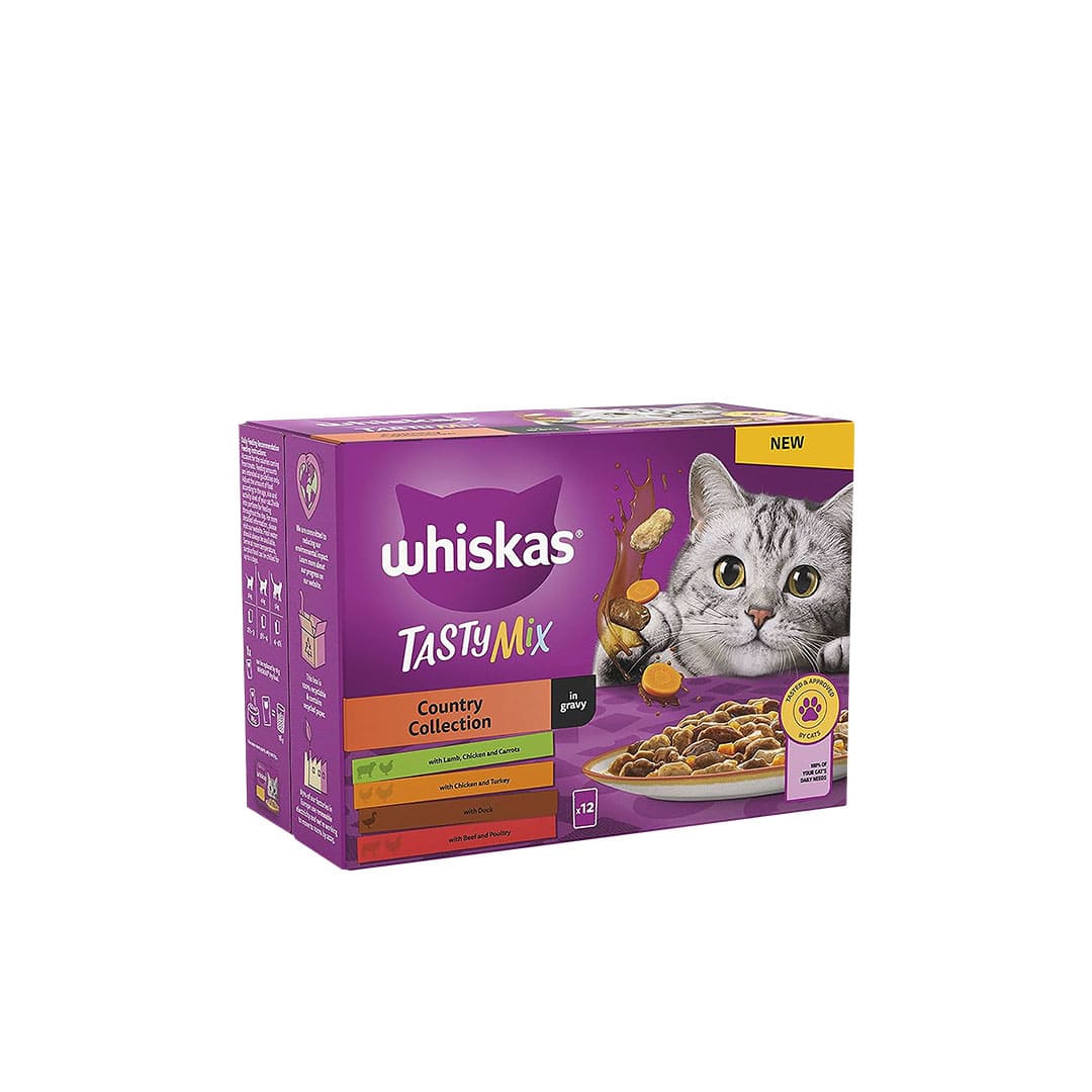 Whiskas Cat Food Tasty Mix Country Colleftion In Gravy Whiskas Cat Food Tasty Mix Country Collection In Gravy