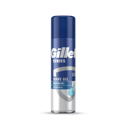 Gillette Shaving Gel Moisturizing With Cocoa Butter 200ml, Gillette Series Shave Gel 200ml ,Gillette Series Gel Price